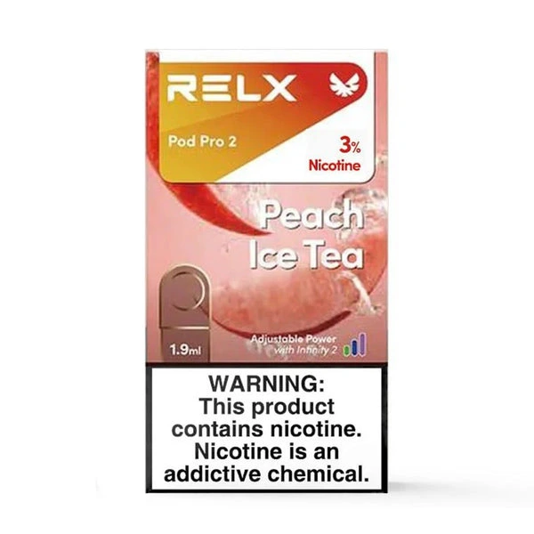 RELX悅刻六代煙彈-Relx6代菸彈-桃子冰茶-實拍圖